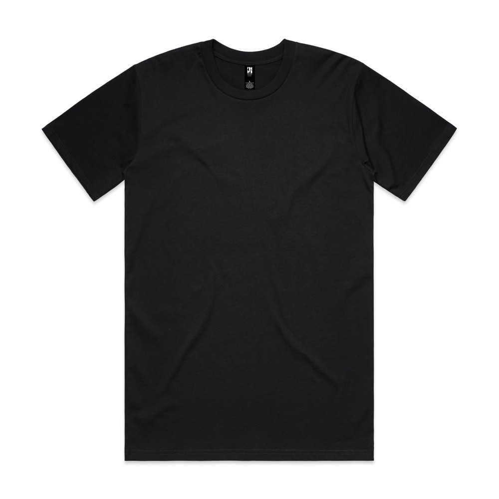 Black and White Plain T-shirts, High Quality/ComfortableAS Colour, Various Sizes