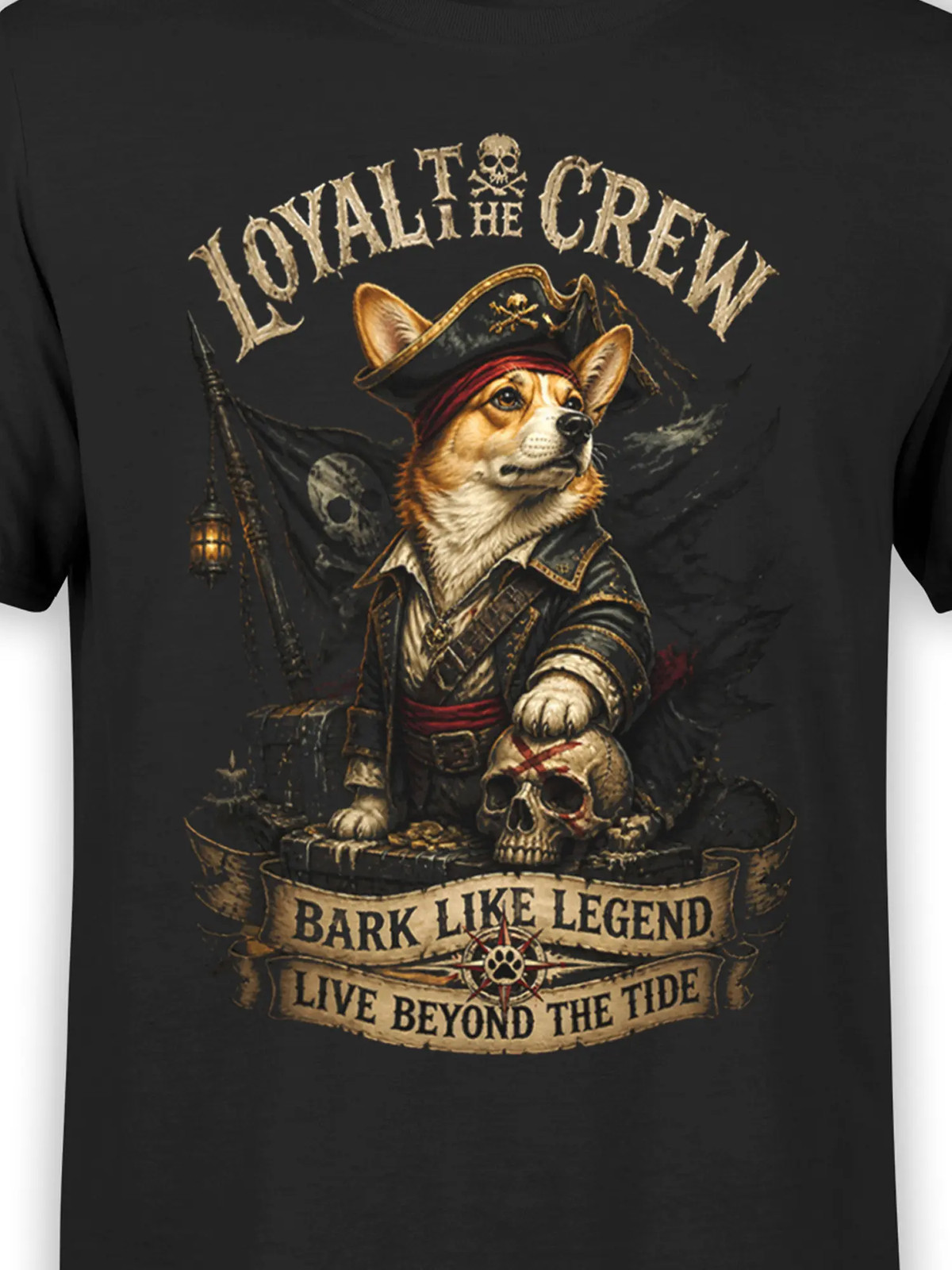 Pirate Legend Corgi T-Shirt | Unisex