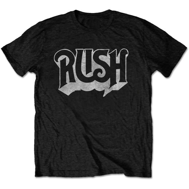 Vintage Rush Band Logo T-Shirt, Retro Rush Band Rock Music Tee
