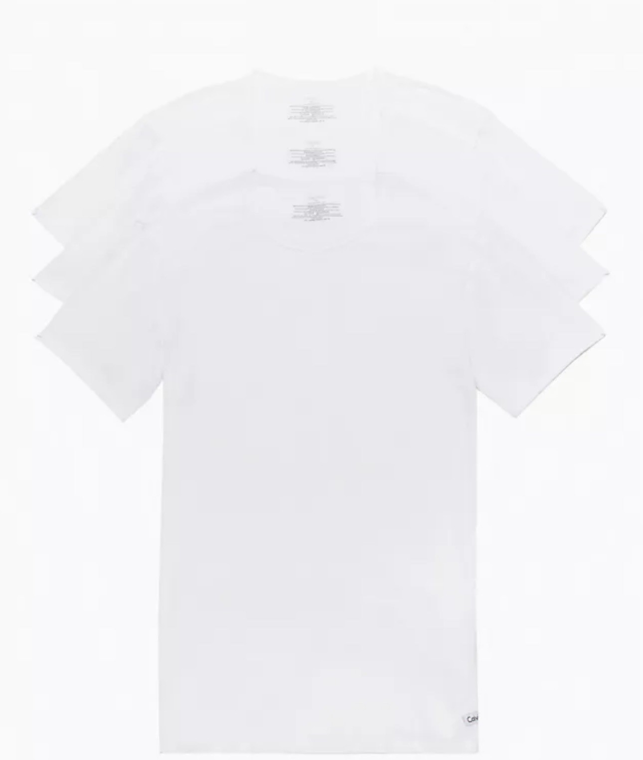 Calvin Klein 3 Pack White Tshirts