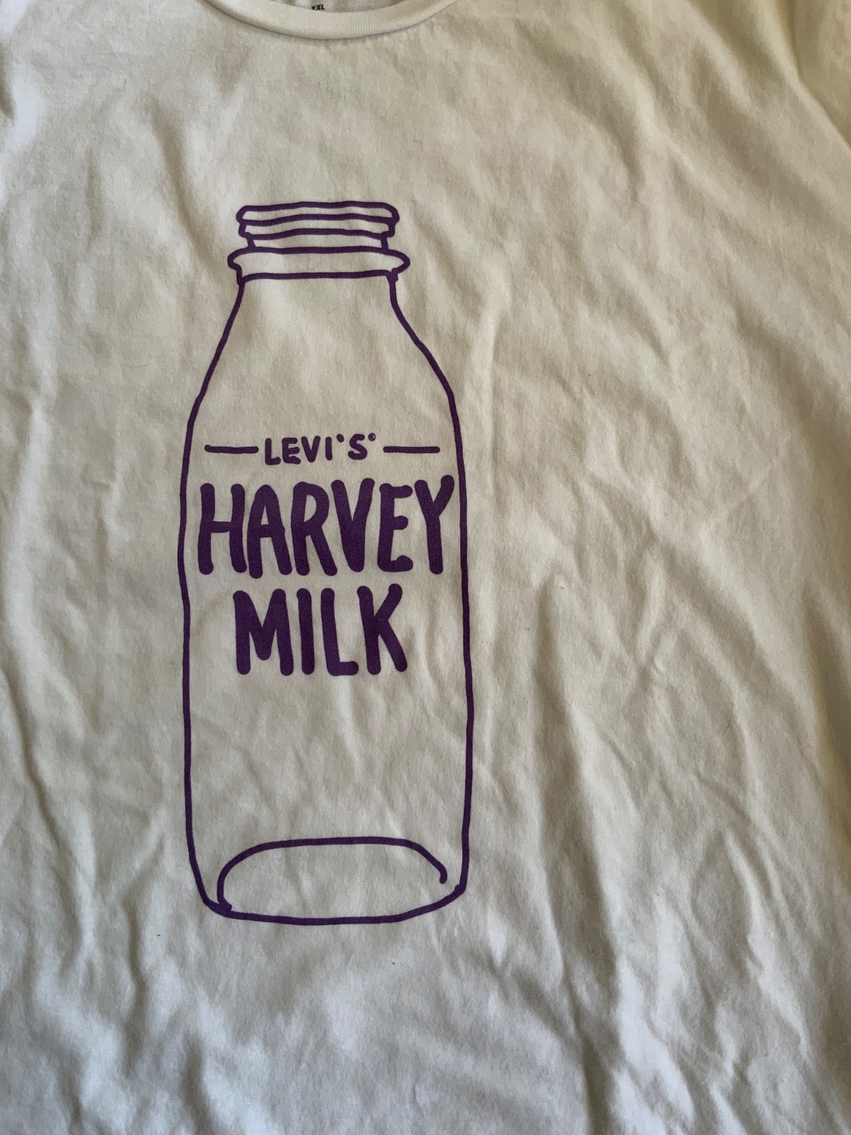 Levi’s Pride Harvey Milk LGTBQ T-Shirt XXL 2016 San Francisco Gay Interest