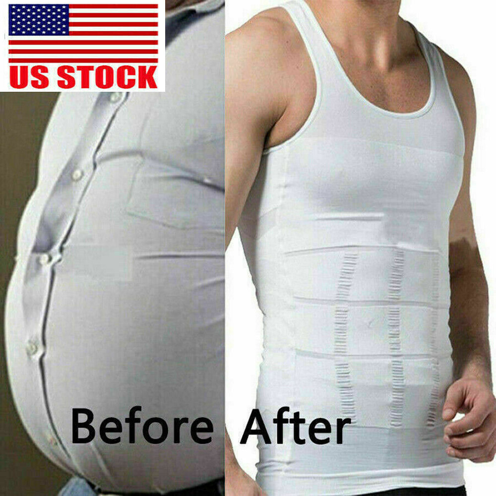 Shaper Men’s Body Shaper Toning T-Shirt Ultra Durable Vest Compression Underwear