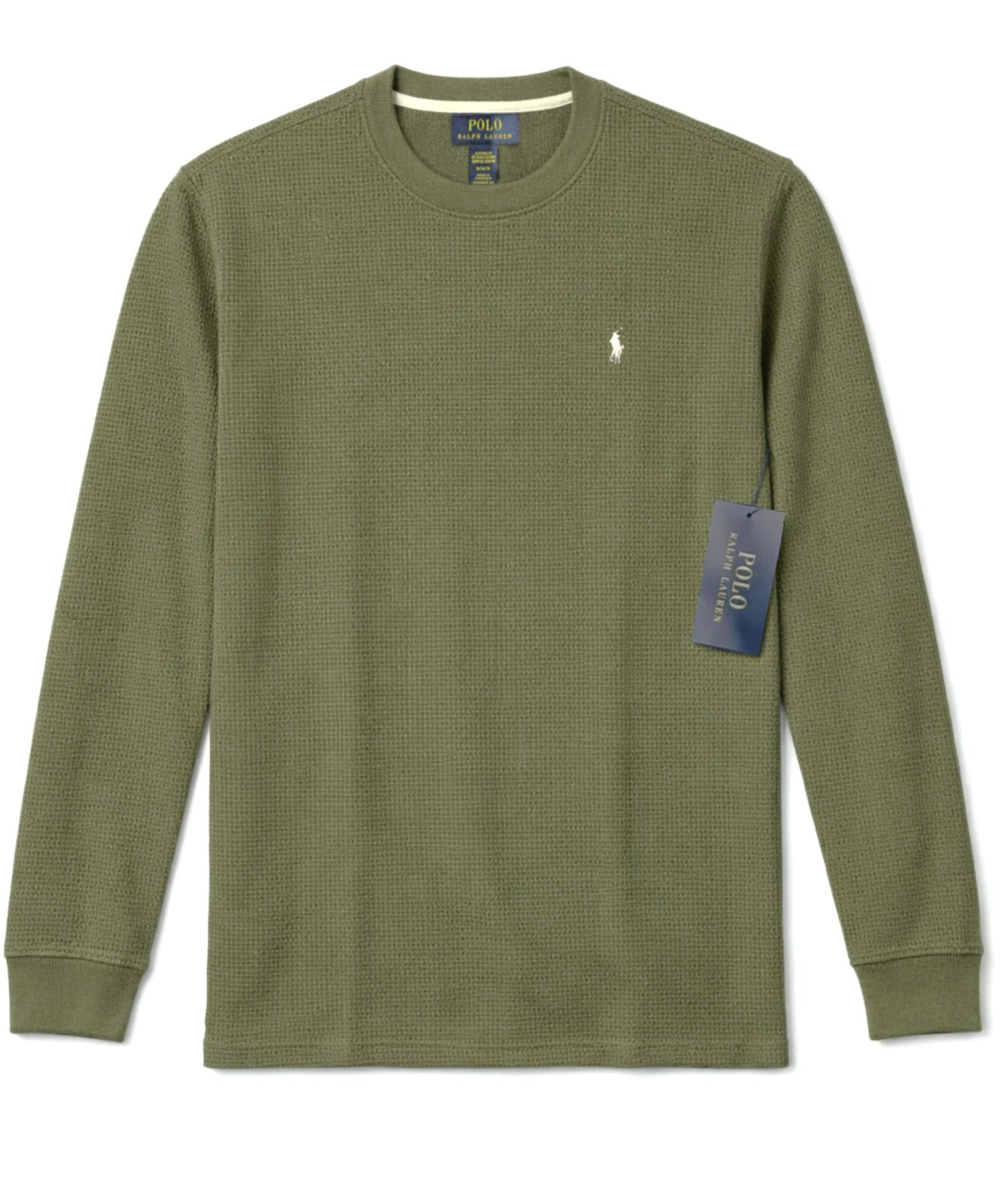 NWT – POLO RALPH LAUREN Mens Waffle Knit Thermal Long Sleeve Shirts : S – XXL