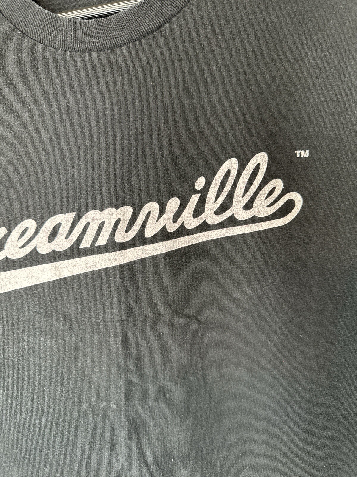 Dreamville Records J Cole Script Logo T Shirt Black Adult Large Cotton Tee
