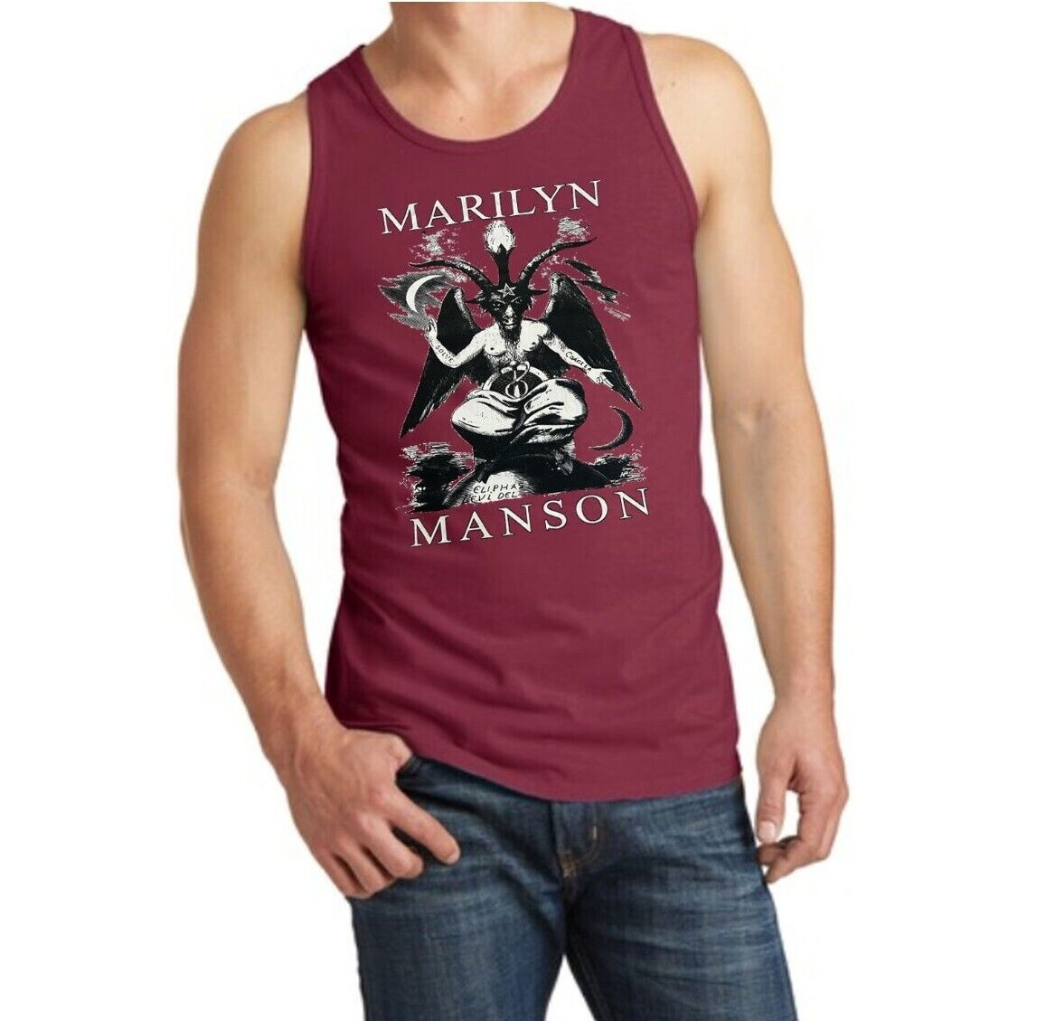 Marilyn Manson Rock Men’s Tank Tops (Multiple Variations)