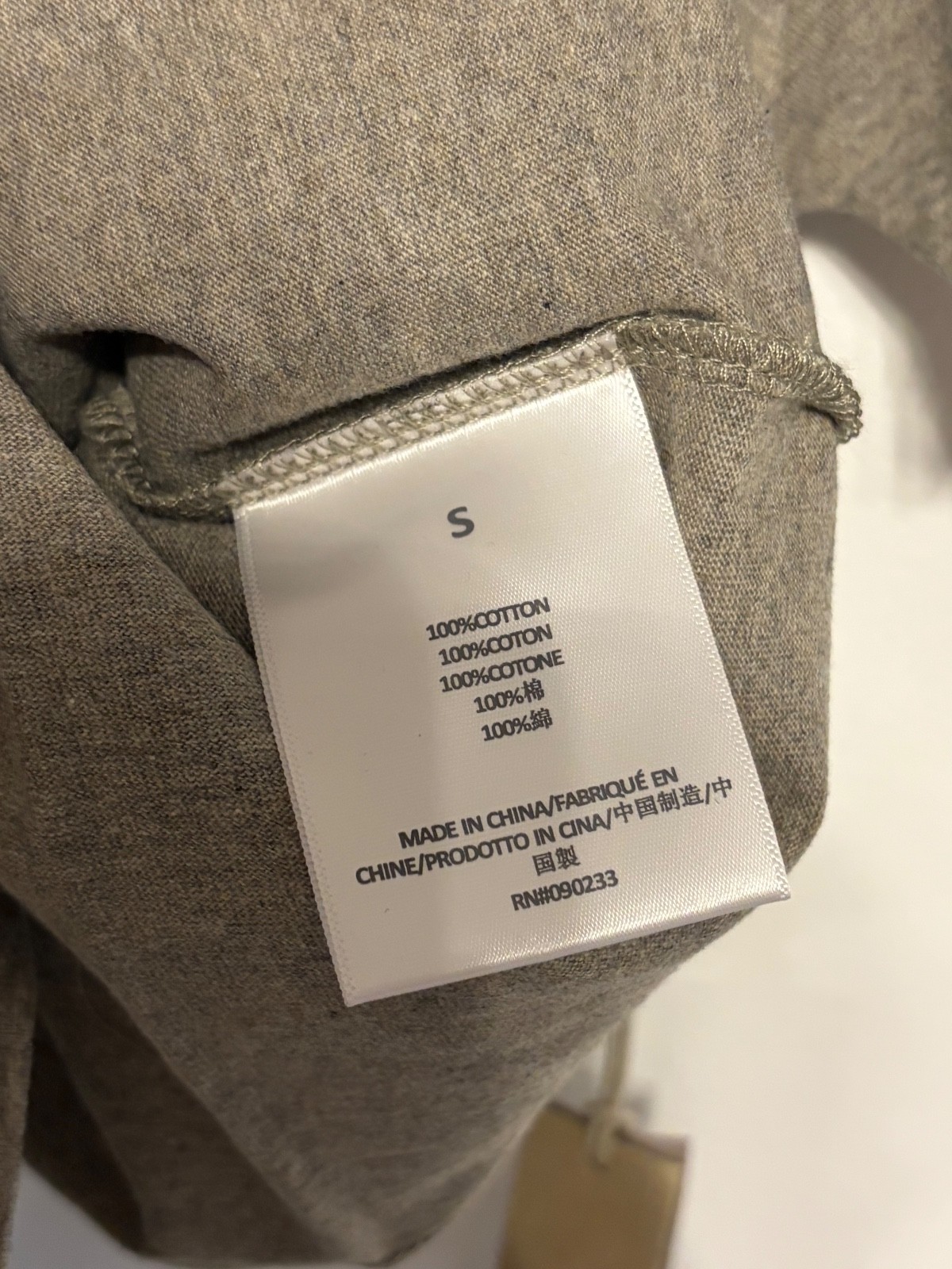 Essentials Fear of God SS22 Light Oatmeal T-Shirt New XS-XL