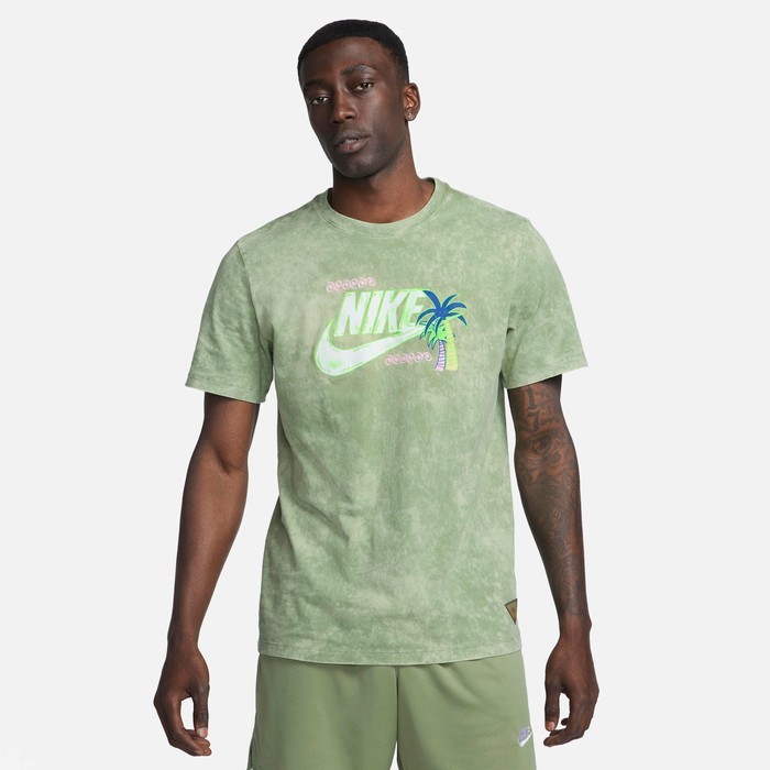 Nike Sportswear Men’s Oil Green / Cool Grey T-Shirt