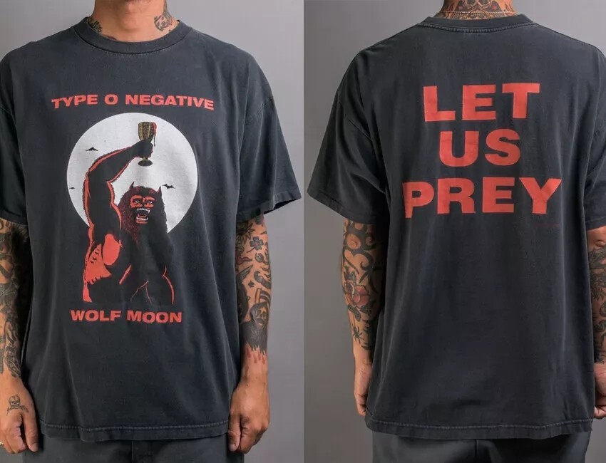 Type O Negative Wolf Moon graphic 2 side Shirt unisex men women S-5XL
