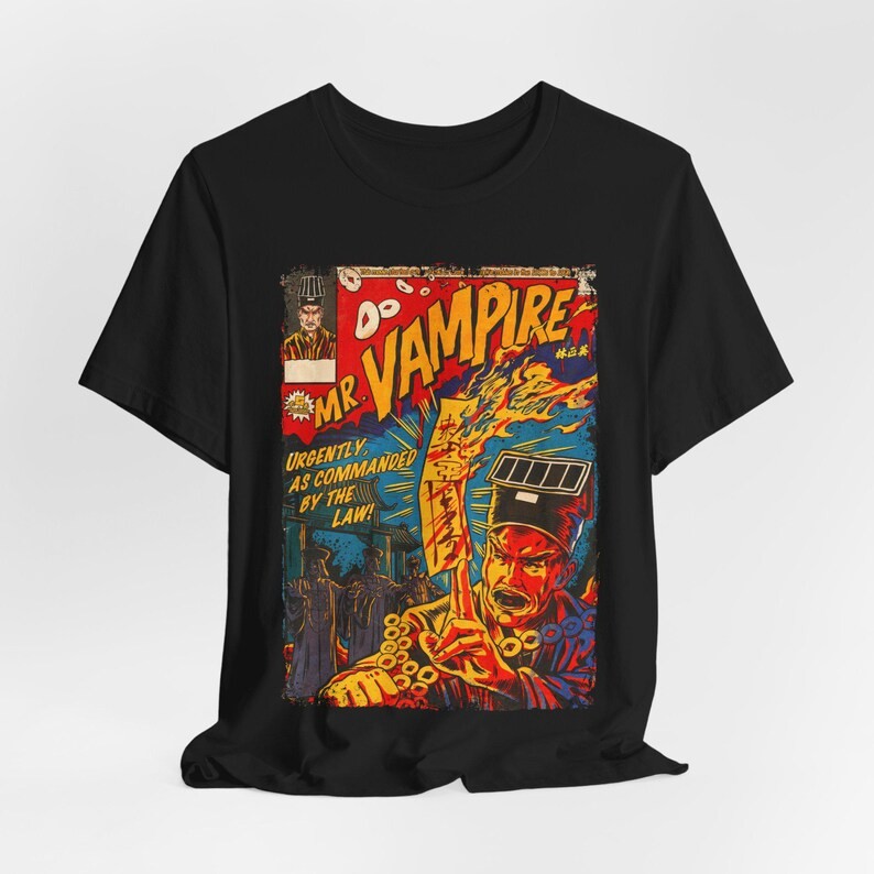 Vintage Mr. Vampire Movie T-shirt: Unisex Horror Movie Graphic Tees