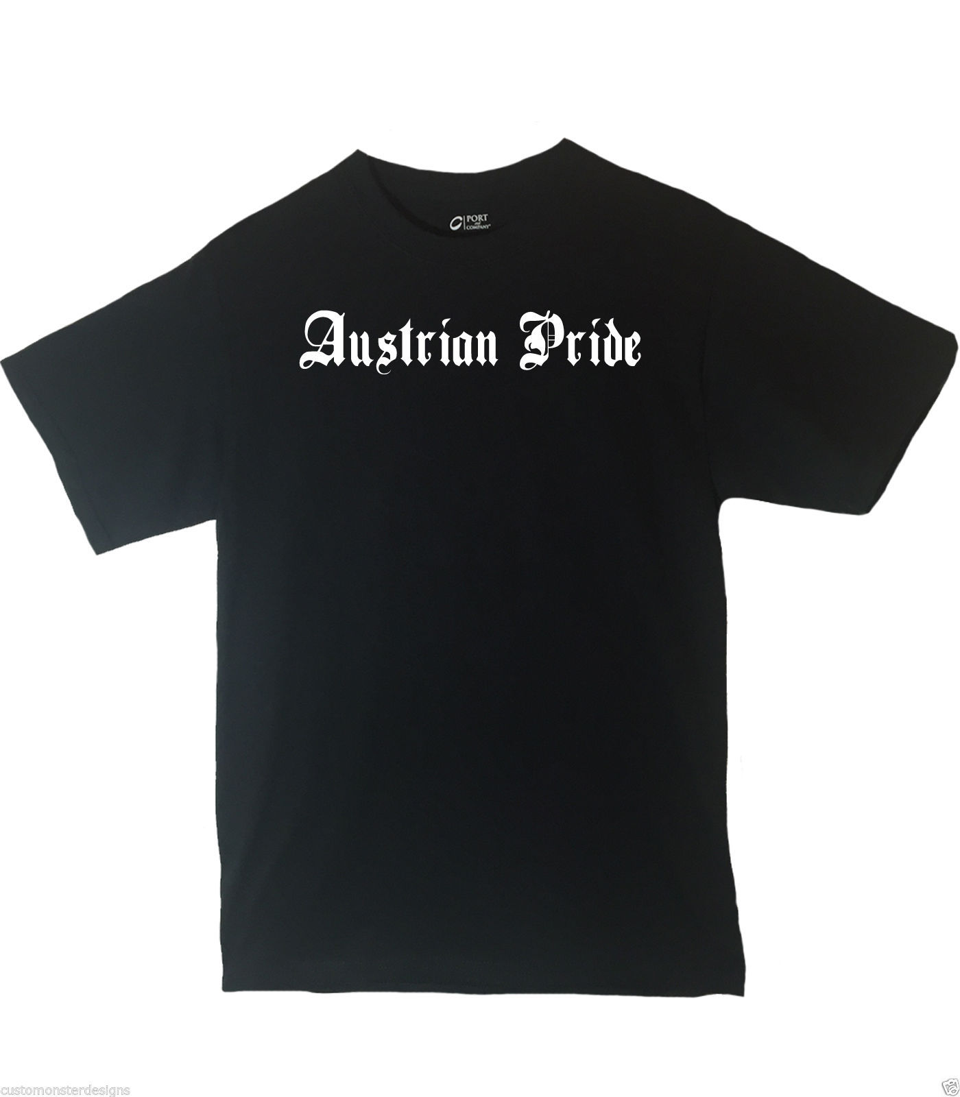 Austrian Pride Shirt Country Pride T shirt Different Print Colors available