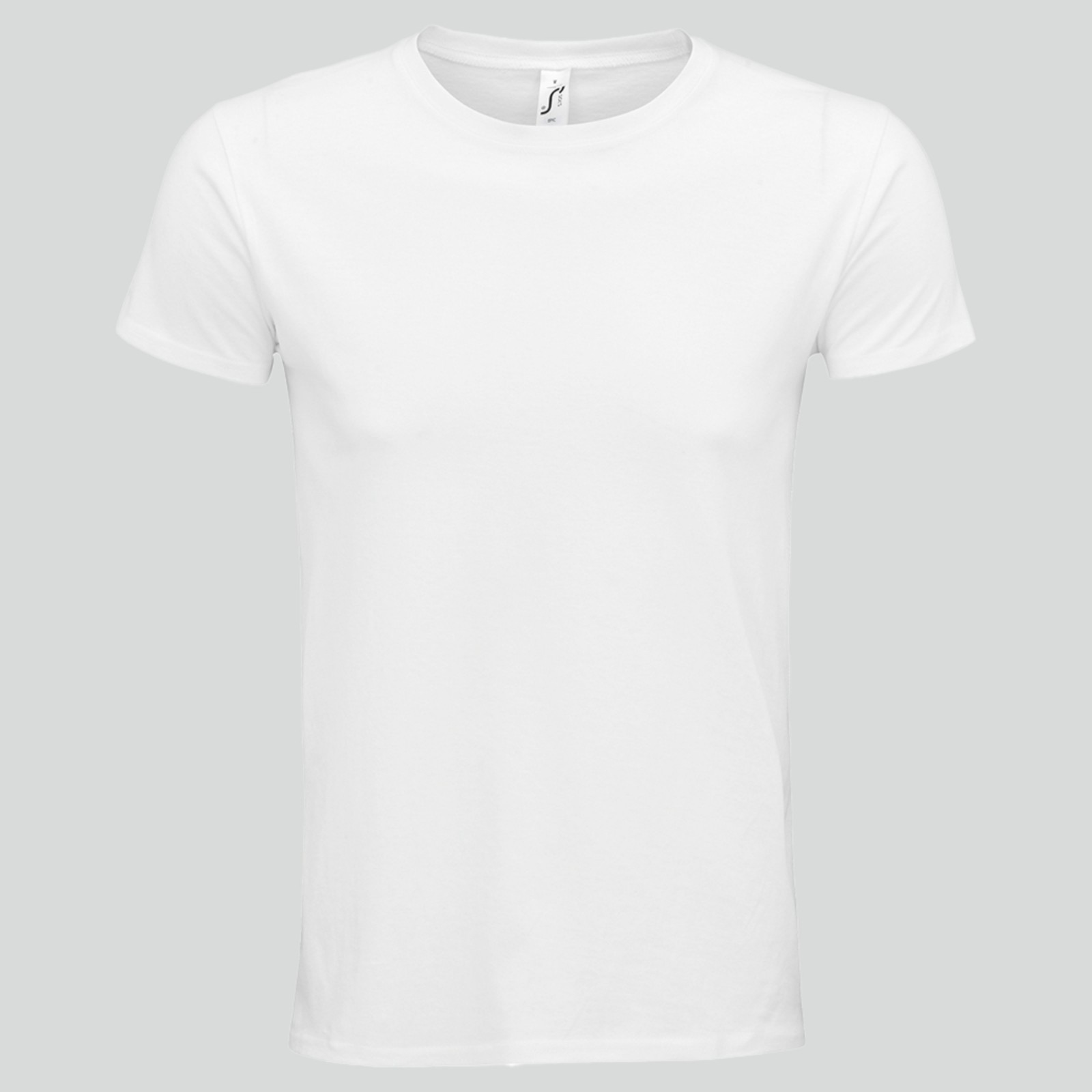SOLS Unisex Adult Epic Organic T-Shirt Short Sleeve Ribbed Collar Plain Tee Top