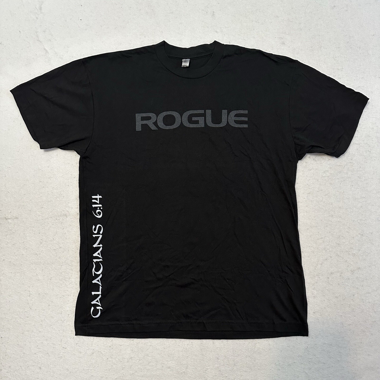 Rogue Fitness Crossfit Rich Froning Galatians 6:14 Gym Limited T-Shirt Mens XL