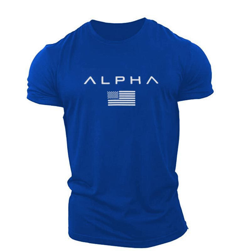 Men’s Workout Crew Neck Tee T Shirts Short Sleeve Gym Bodybuilding Muscle Shirts