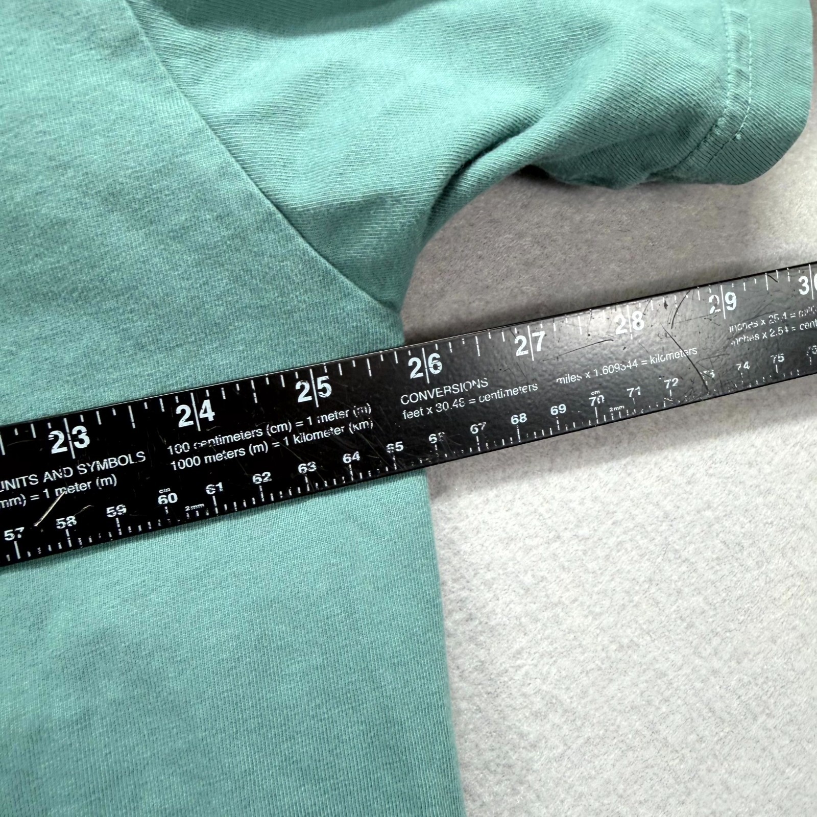 Tomorrows Laundry Classic Essential T-Shirt Mens XXL Teal Everyday Wear Crew