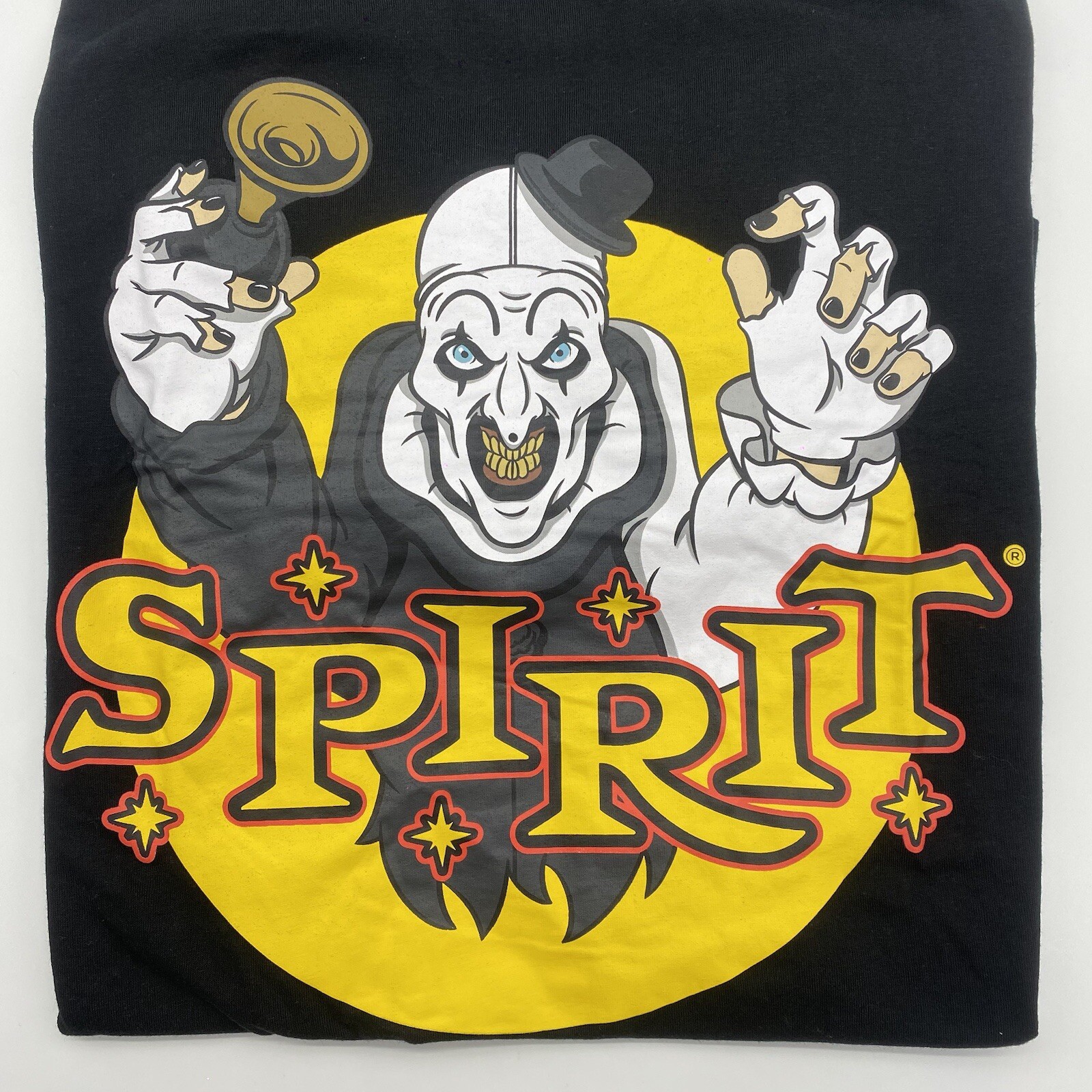 [01748730] Terrifier x Spirit Halloween Graphic Adult Tee Shirt Black Sizes Vary