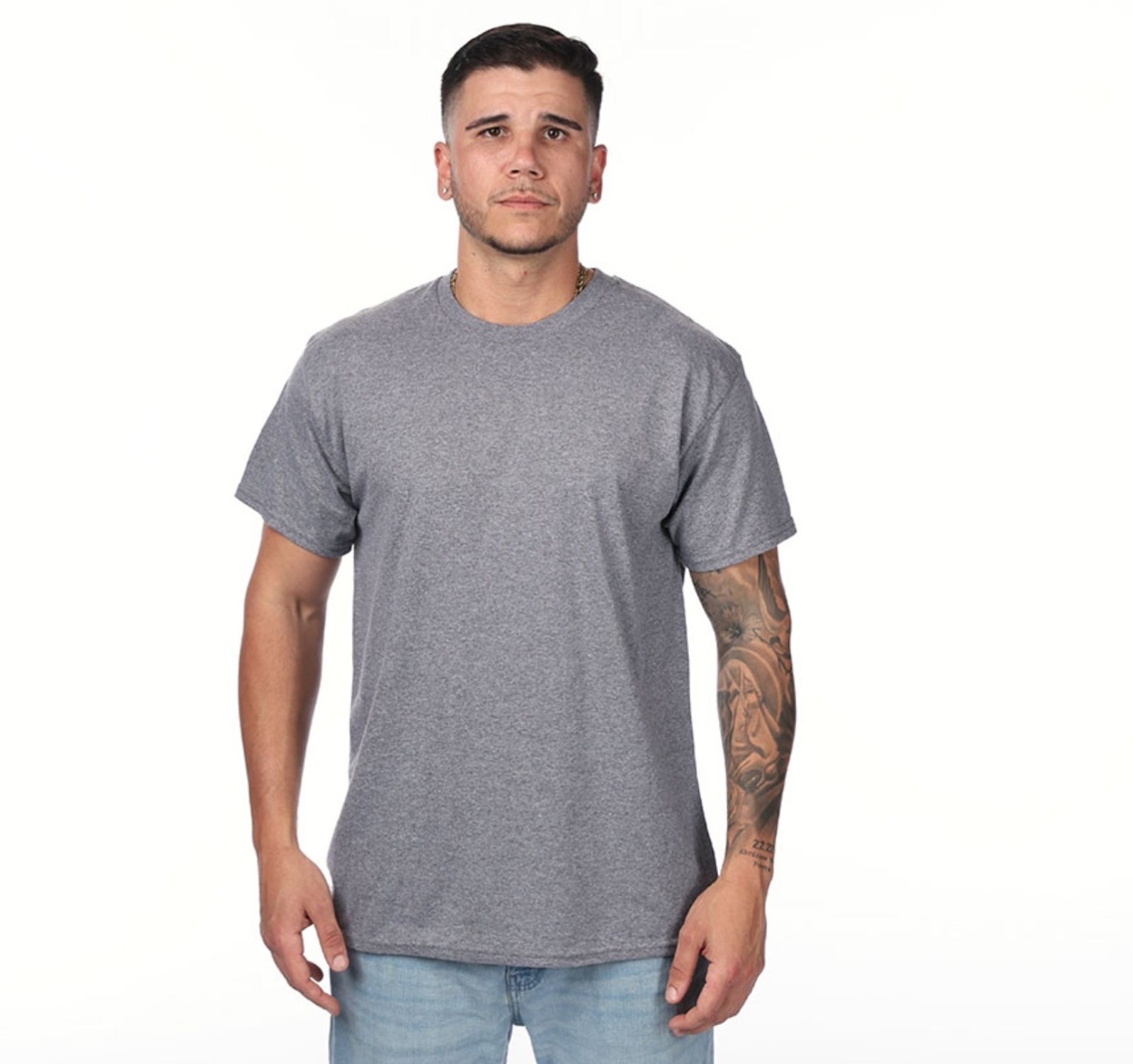Gildan (5-pack) Bulk Solid Heavy Cotton Short Sleeve Blank Tee T-Shirt S-5XL New