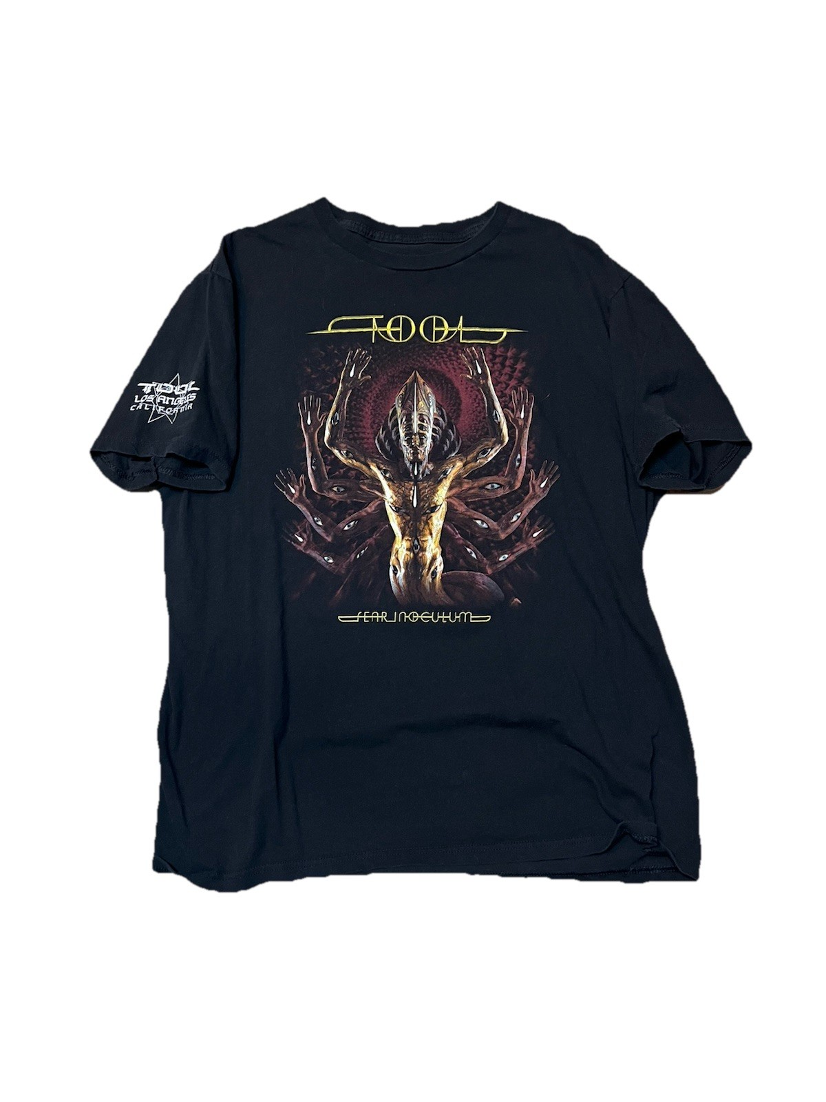 Tool Fear Inoculum Tour Los Angeles, California Medium Black T-Shirt Large