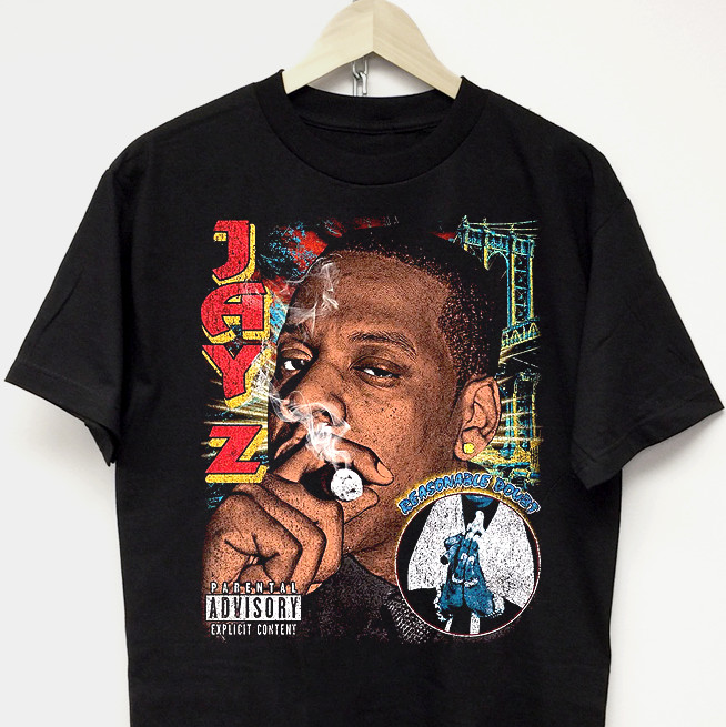 Jay-Z Reasonable Doubt T-Shirt vintage hip hop streetwear merch 90s nyc rap tee