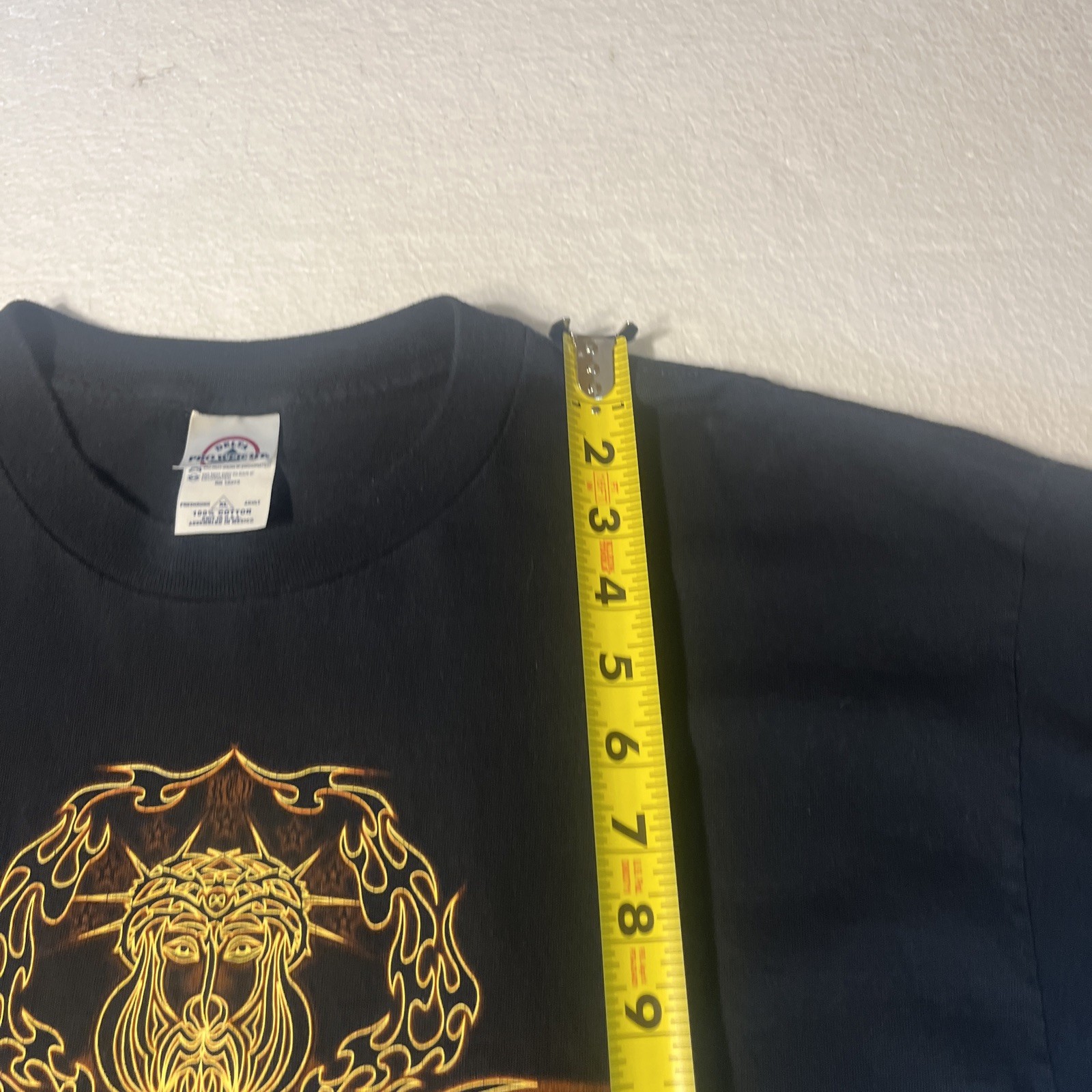 Vintage Jesus Religious Shirt Born To Die Mens XL Black