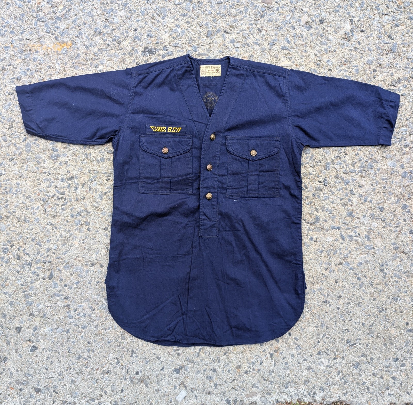 Vintage 1930’s Cubs B.S.A. Uniform Shirt Sweet-Orr Tag Union Made