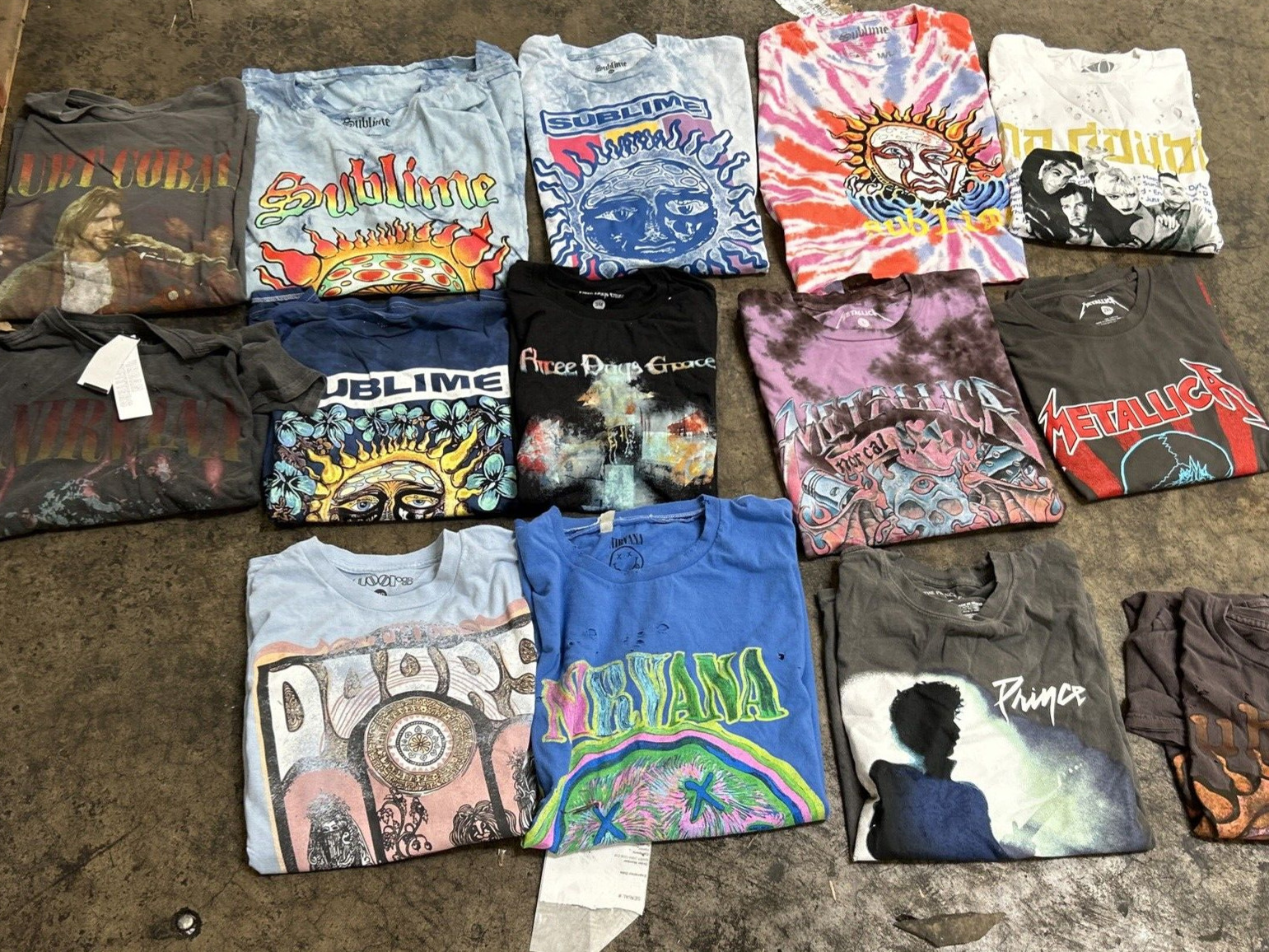 lot of 2 mistery METALLICA And Justice t shirt new size s m l xs