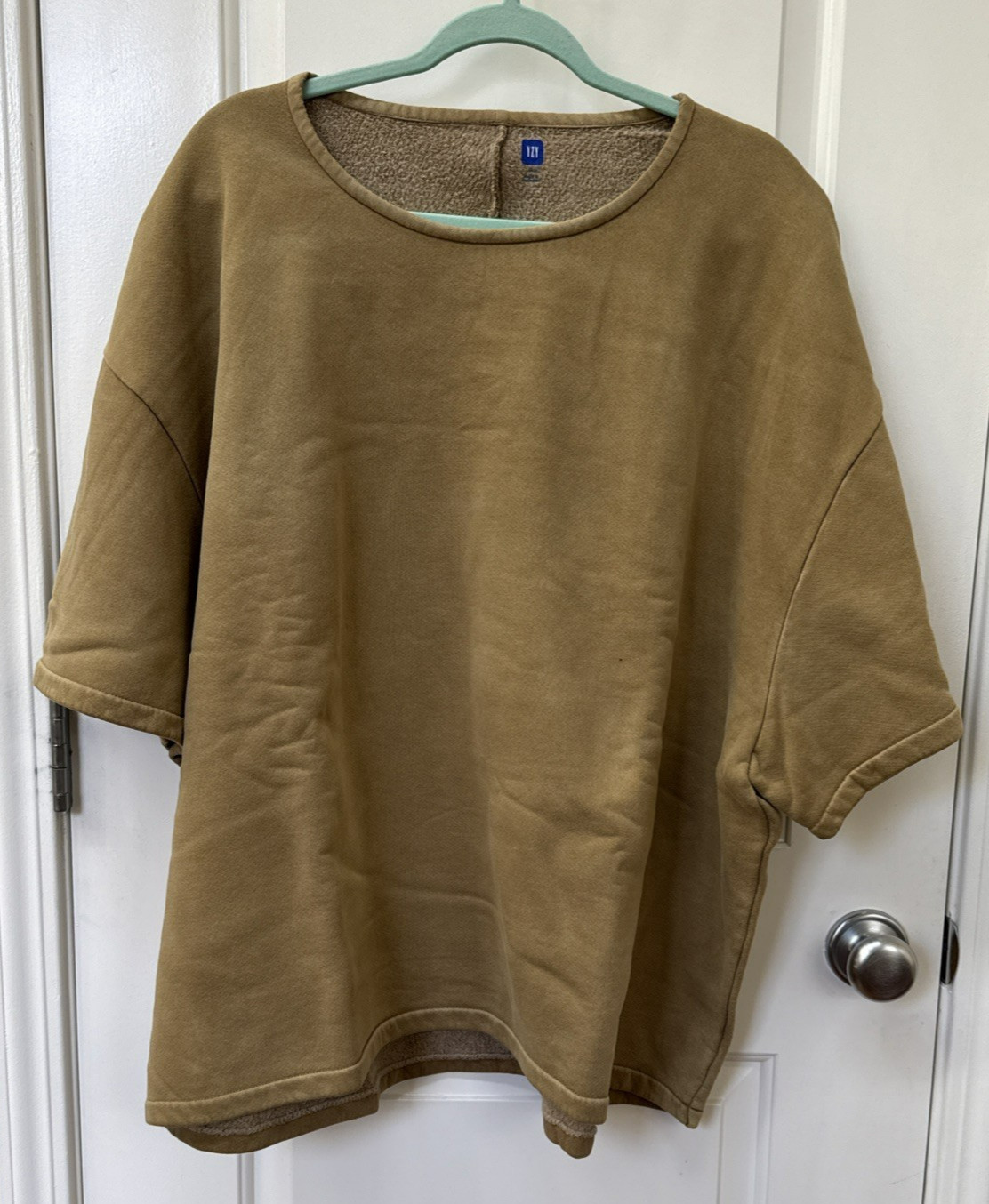 Balenciaga x Yeezy Gap Fleece Yoke Tee Brownstone Size Large Gorpcore Streetwear