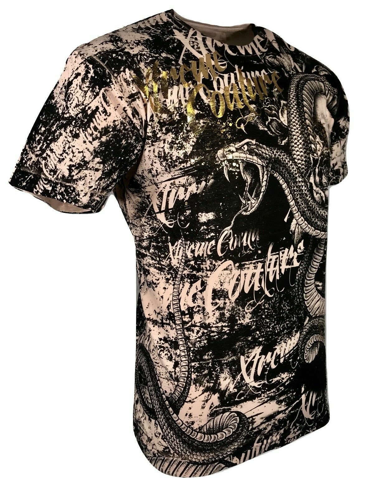 Xtreme Couture By Affliction Men’s T-Shirt BLACKTOOTH Skull Biker MMA XS-5X