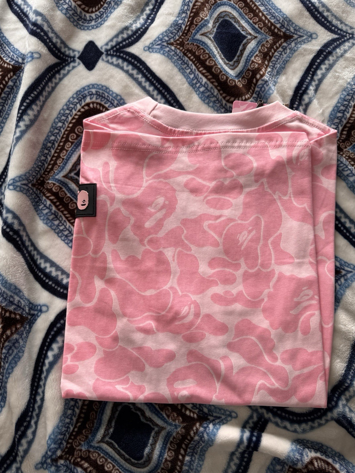 A Bathing Ape BAPE x Inter Miami Pink Camo Crew Neck T-Shirt Men’s S