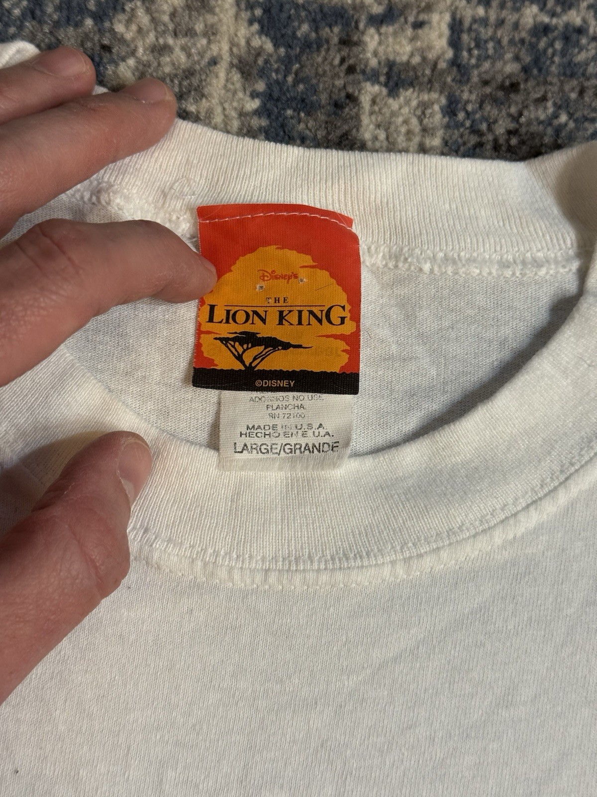 Vintage 1996 Disney’s The Lion King Movie Promo T Shirt Sz L Simba Timon Pumbaa