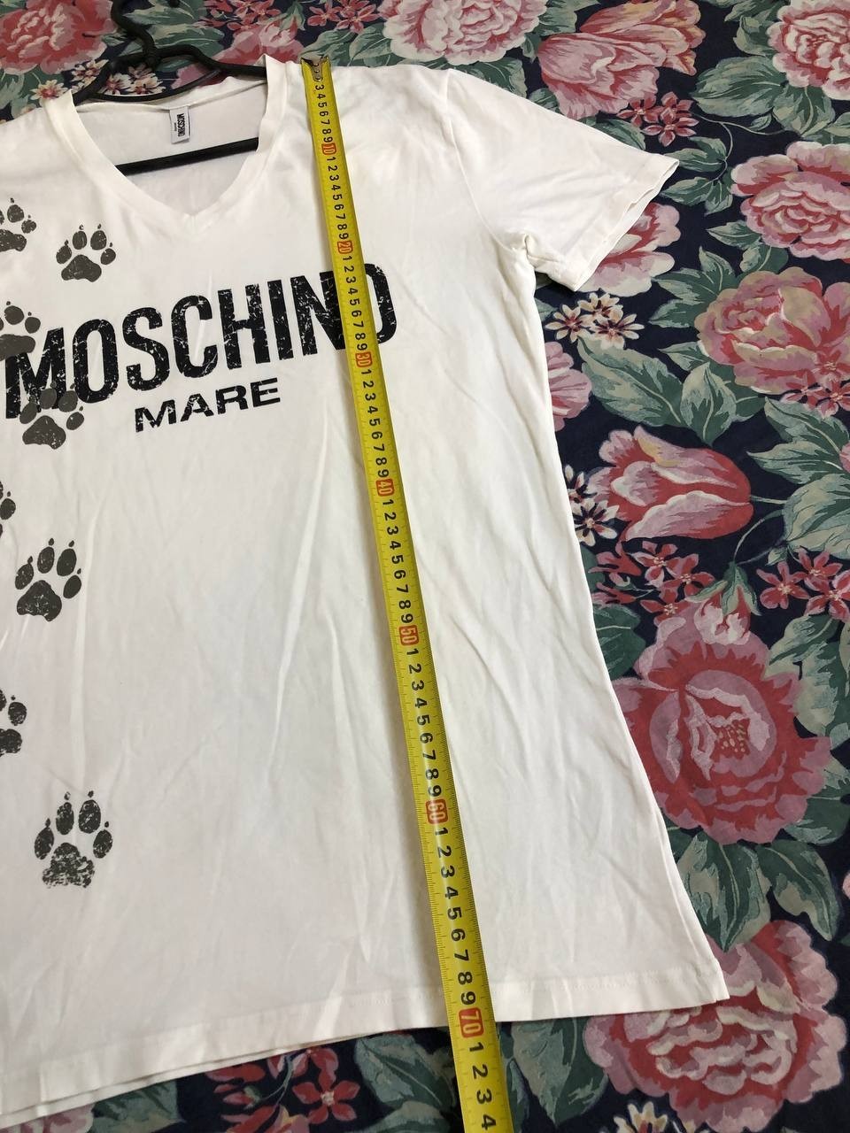 Moschino Couture Big Logo Y2K T Shirt Men White Size XL Designer Tee