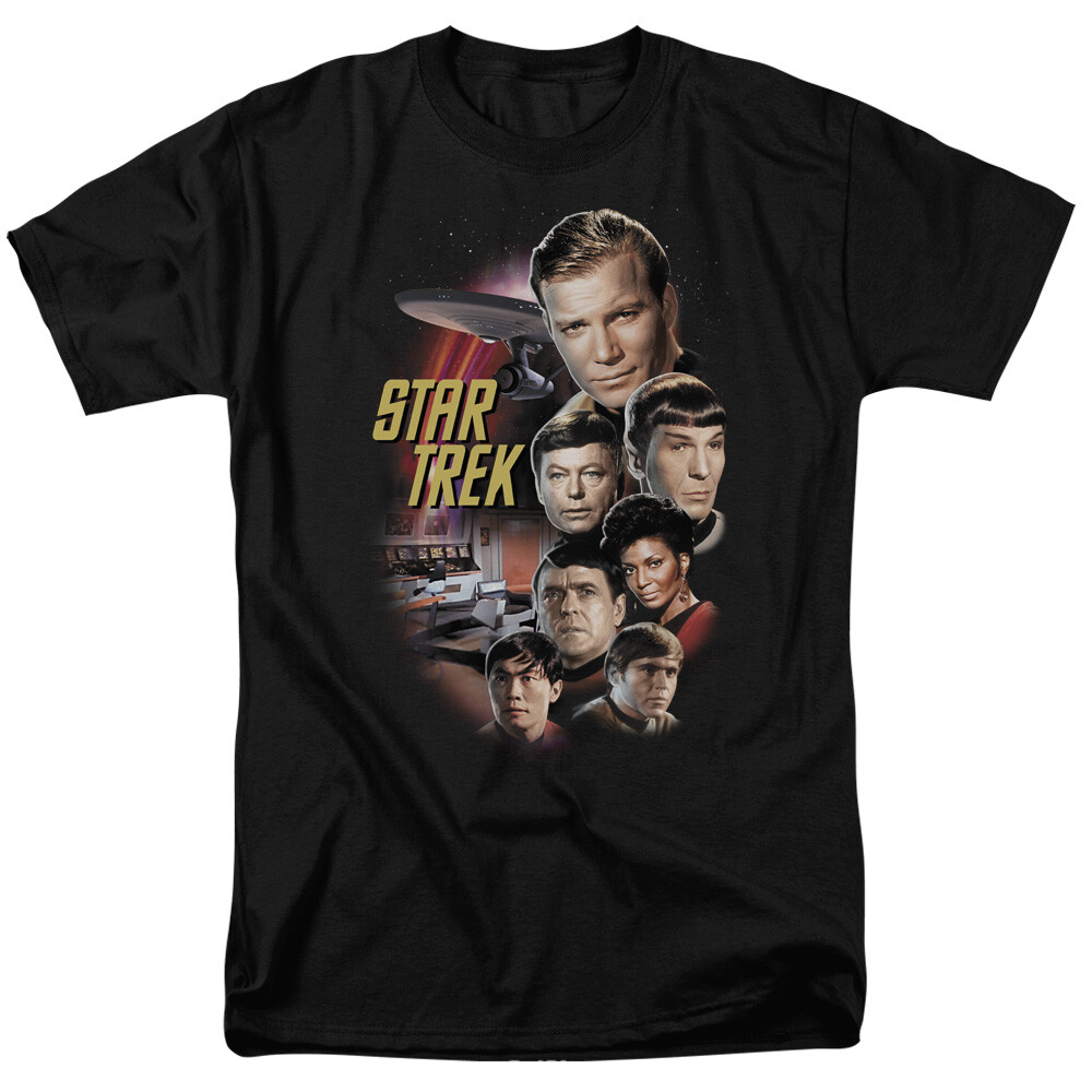 Star Trek The Classic Crew Original Series TOS Licensed Adult T-Shirt