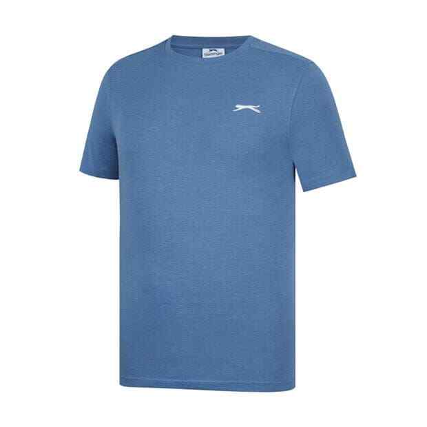 Mens Slazenger 100% Cotton Plain Crew Neck T Shirt XS S M L XL XXL 3XL 4XL BNWT