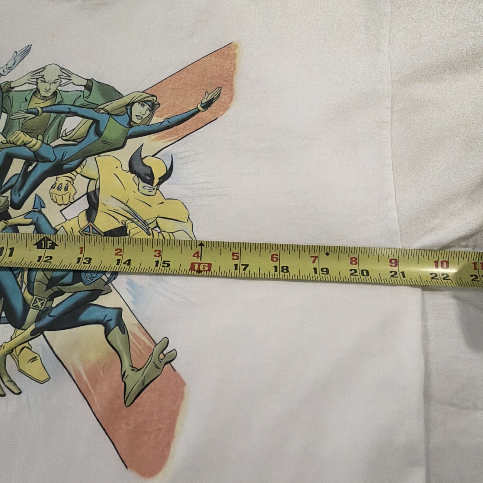 Vintage X-Men Shirt Mens Large White Marvel Comics Mutants Graphitti Designs Y2K