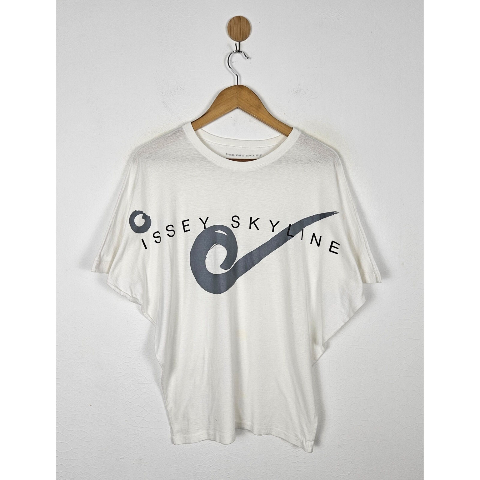 Issey Miyake Skyline designer dress japan shirt
