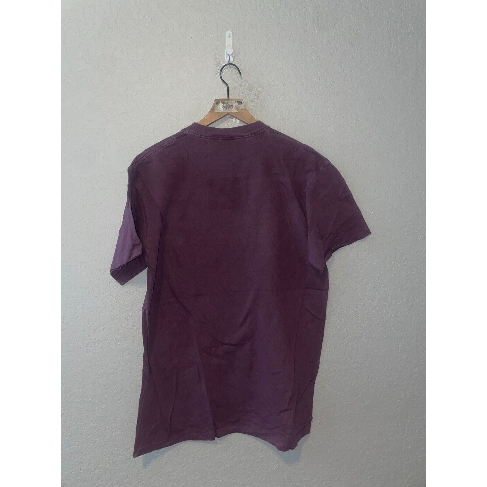 Vintage Las Vegas Native Shirt American Beaded Twigs Purple Tee 90s VTG Large