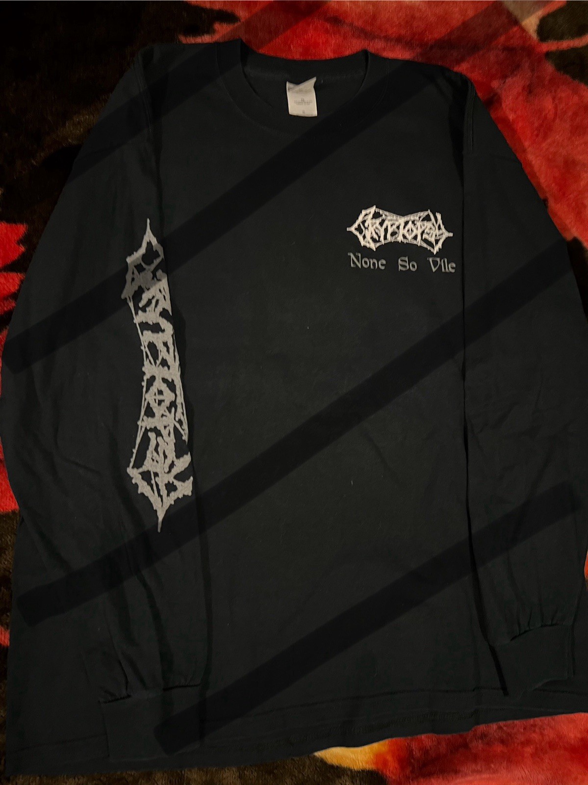 Rare Vintage Cryptopsy None So Vile Longsleeve Shirt Size XL Death Metal