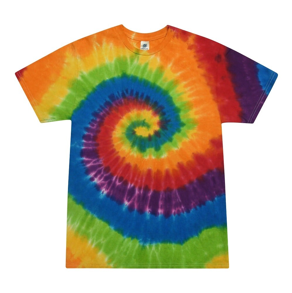 Prisma Multicolor Tie Dye T-Shirts Kids & Adults S M L XL 2XL 3XL 100% Cotton