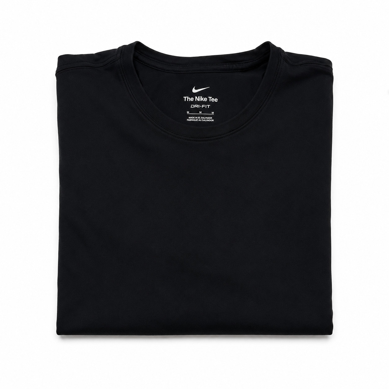 Nike Dri-FIT Men’s Black Athletic T-Shirt Short Sleeve Performance Tee Size M
