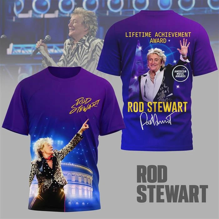 HOT Rod Stewart Blue Men T Shirt AOP 3D Unisex 2 SIDE S-5XL FNGH4755