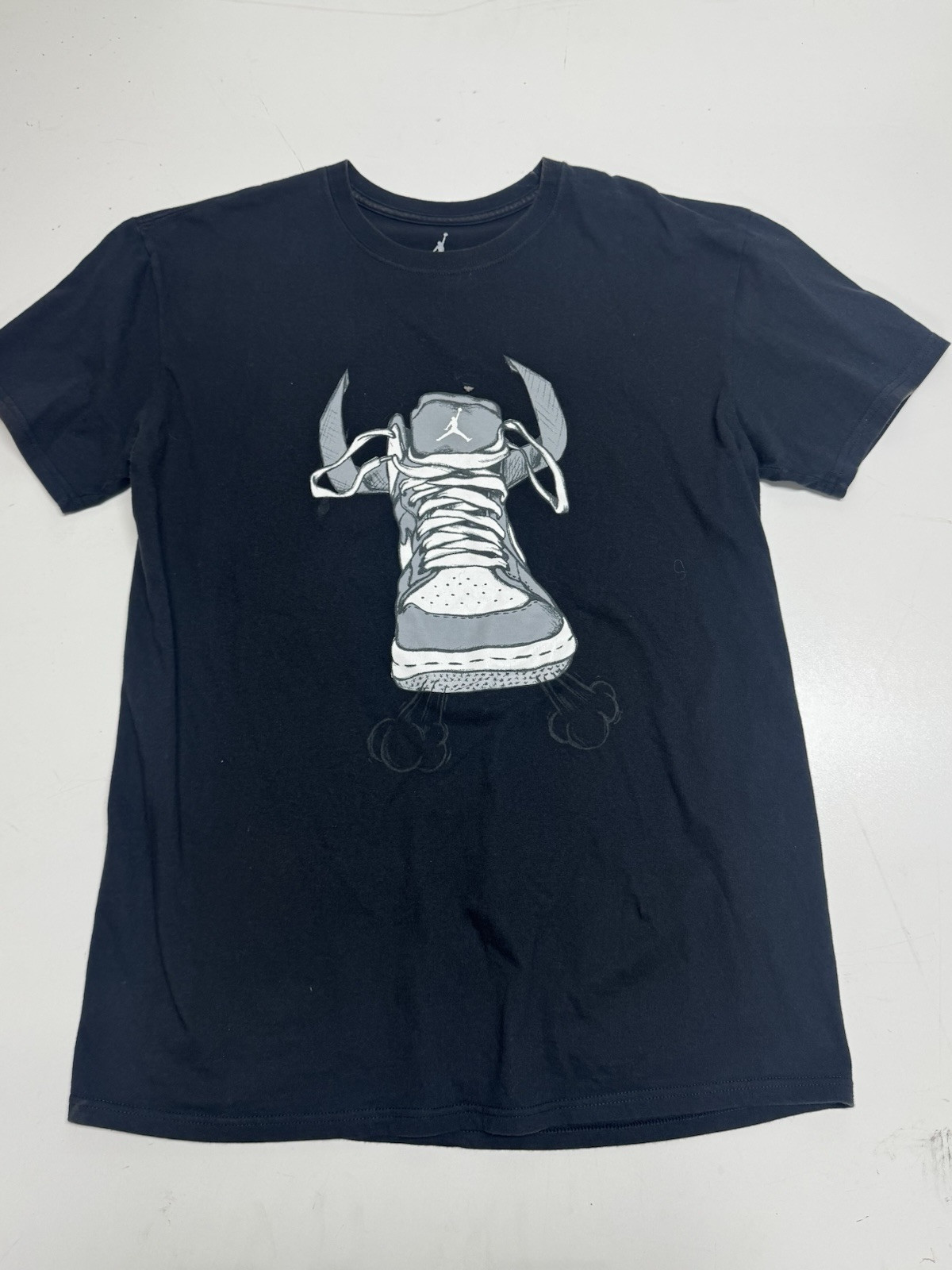 Nike Air Jordan Retro 1 OG Raging Black T-Shirt 404284 010 Men’s Size XL