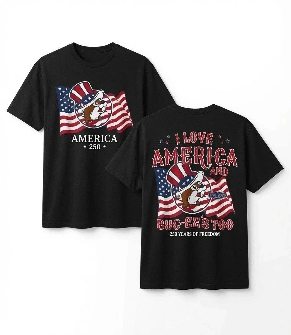 250th Anniversary America 4th of July 2026 Buc-ees T-Shirt