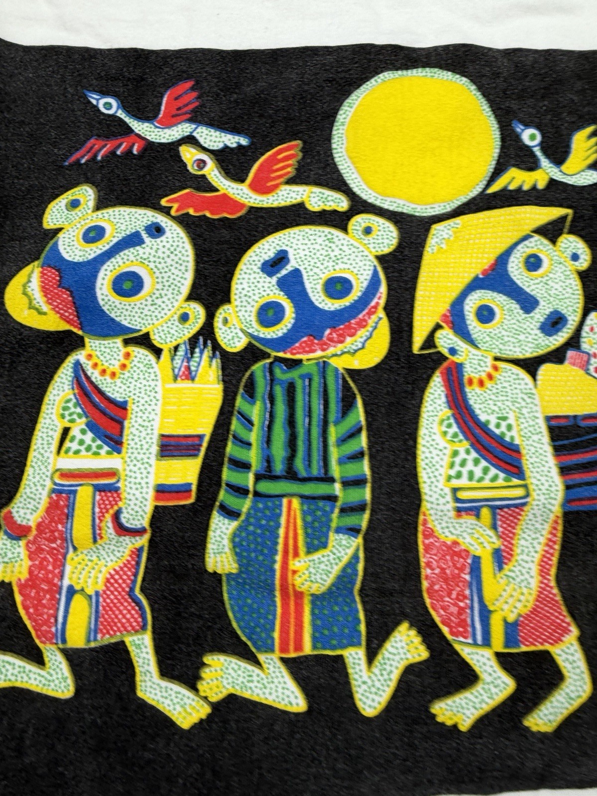 Vintage Art of Malaysia Souvenir Tourist Graphic T Shirt Sz M Single Stitch 90s