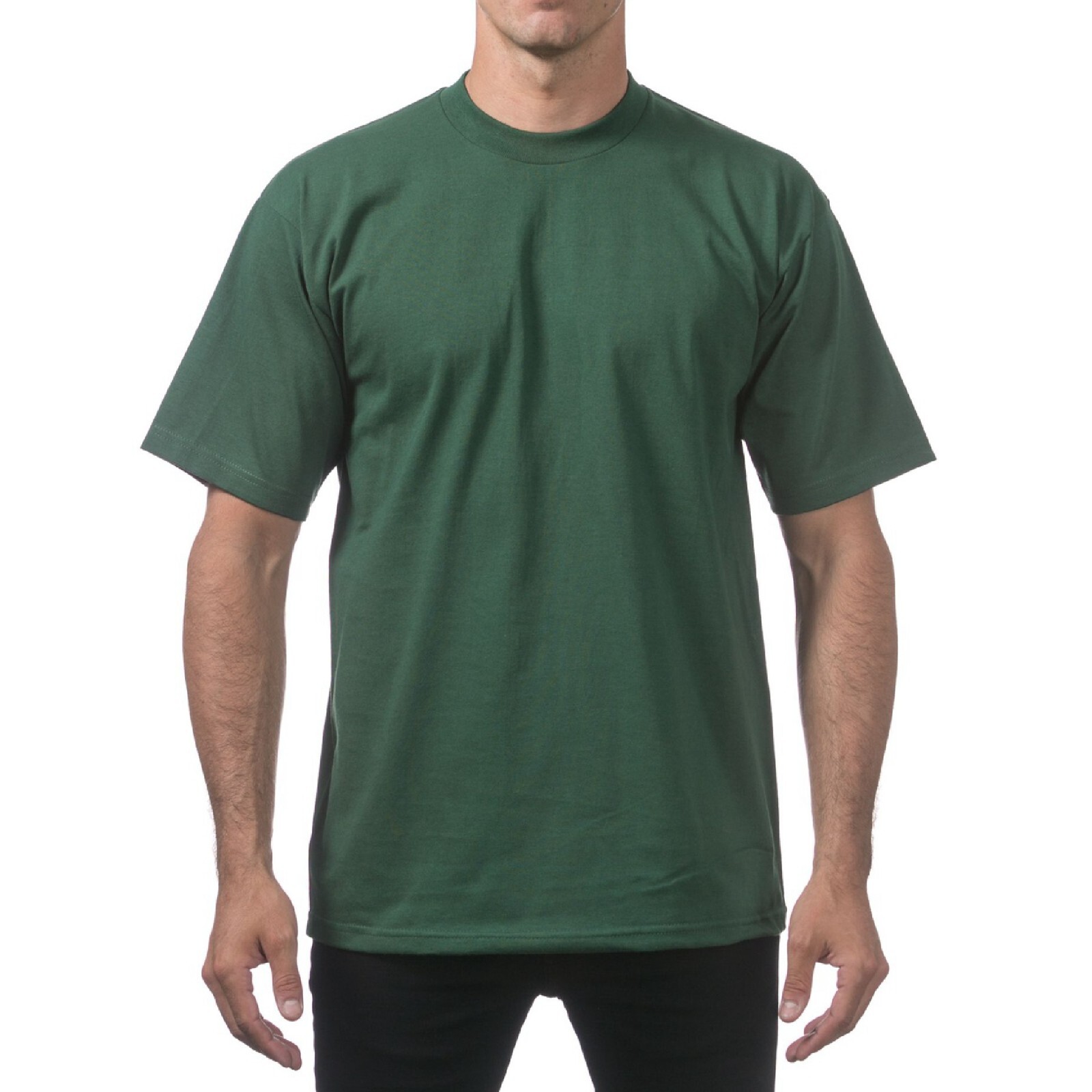 3 PACK PROCLUB MENS HEAVYWEIGHT SHORT SLEEVE T SHIRTS PRO CLUB CASUAL COTTON TEE