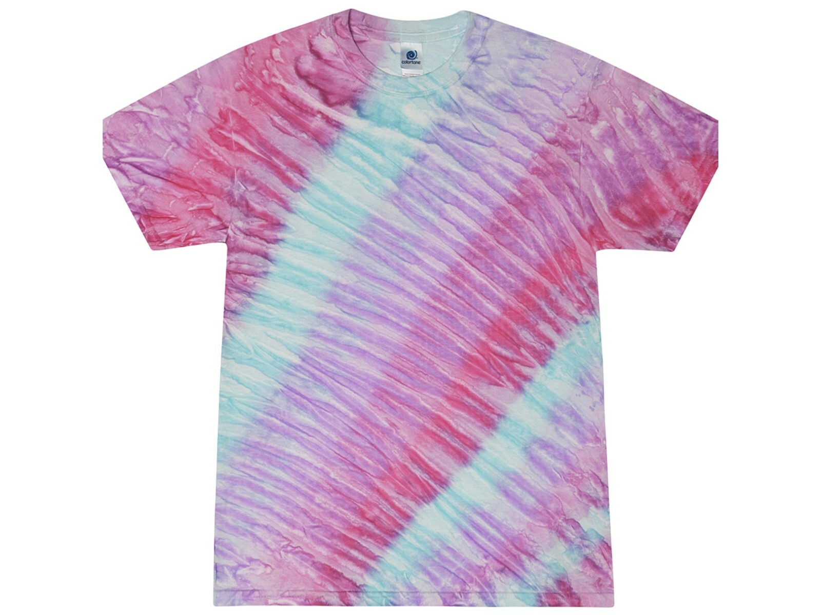 Vibrant Multicolor Tie Dye T-Shirts Adult & Kids 100% Cotton Colortone