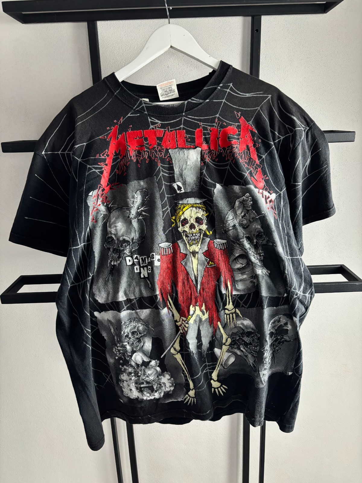Metallica Vintage 1992 Pushead Ringmaster All Over Print T-Shirt