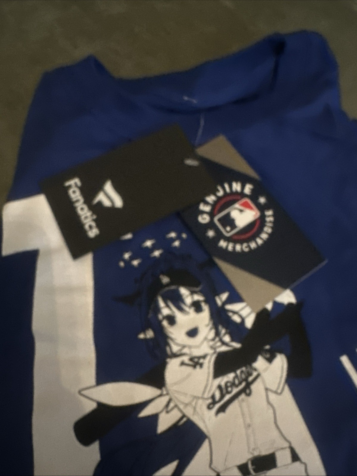 Official Event @ LA Dodgers x Hololive Night IRYS T-Shirts 7/5/25 Size Large.