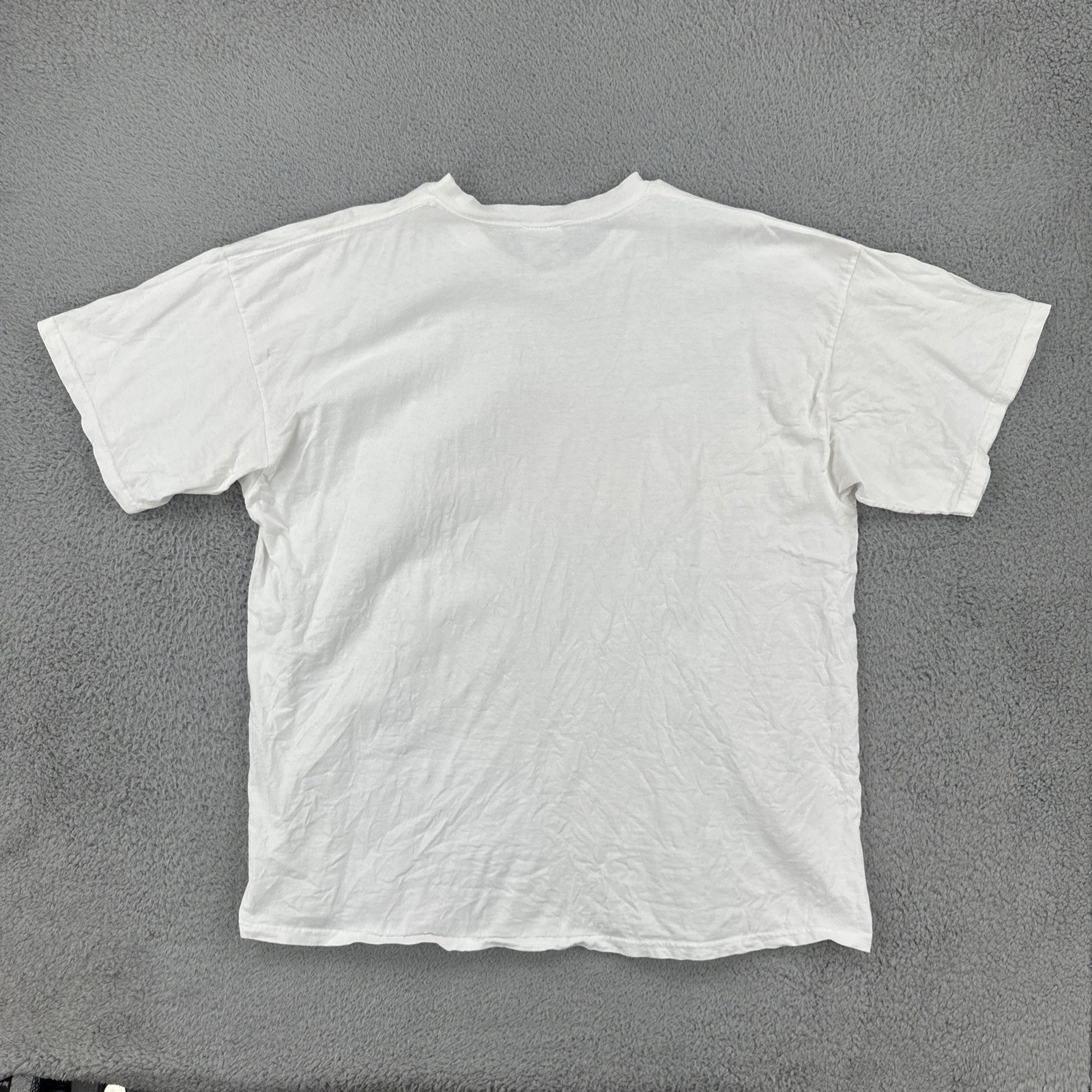 Vintage Gem Rock 1993 White XL T Shirt Made In USA New York The Big Apple 90s