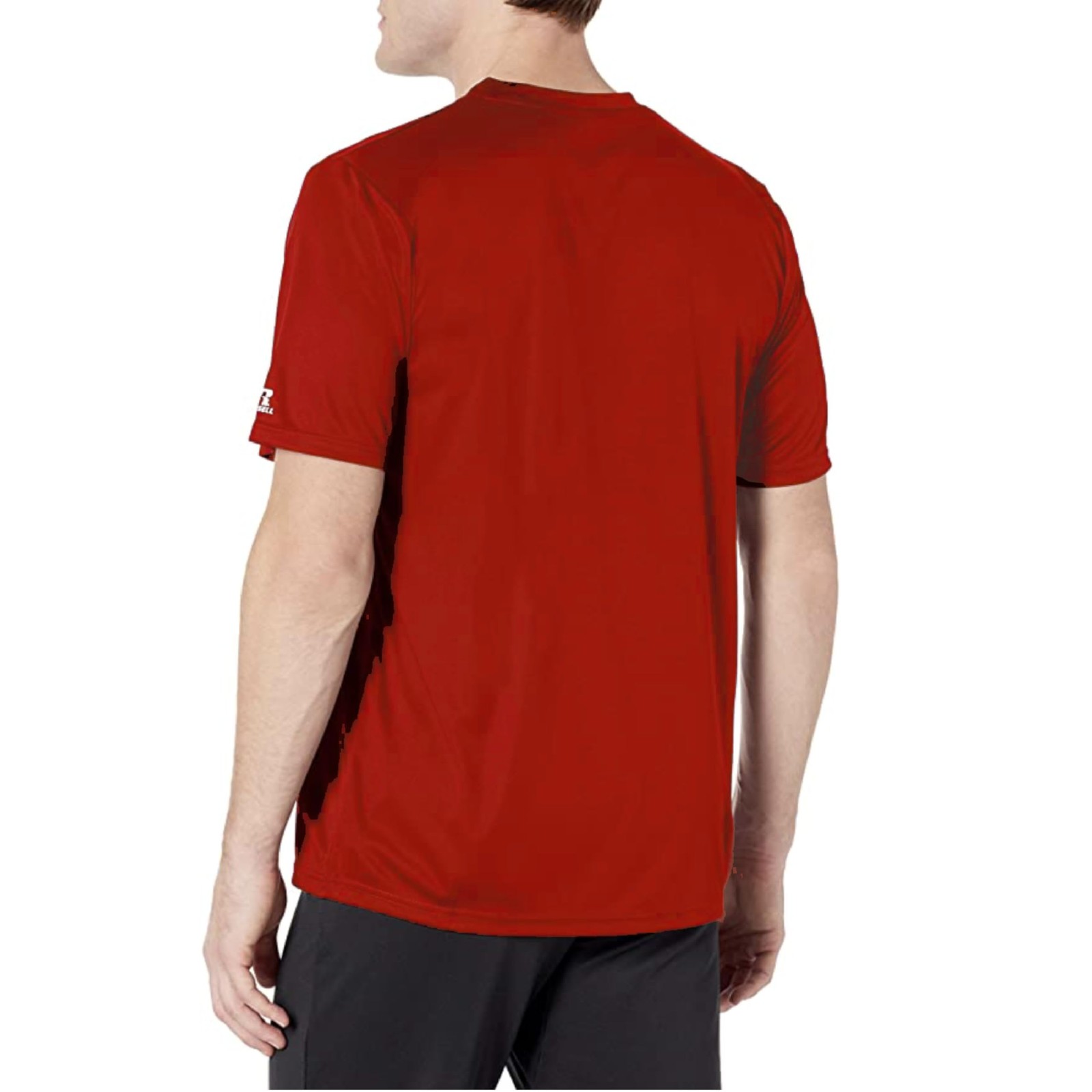 Men’s Short Sleeve Performance T-Shirt, True Red, Medium