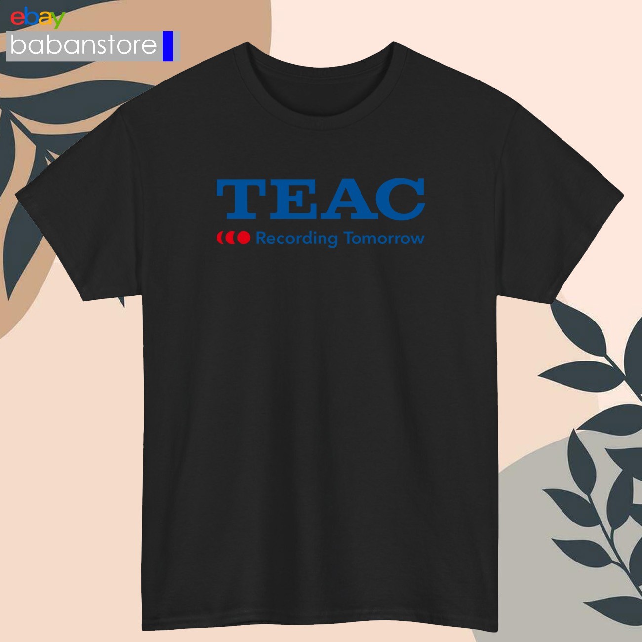 TEAC Corporation Electro Logo Black/White/Grey/Navy/Light Blue T-Shirt S-5XL