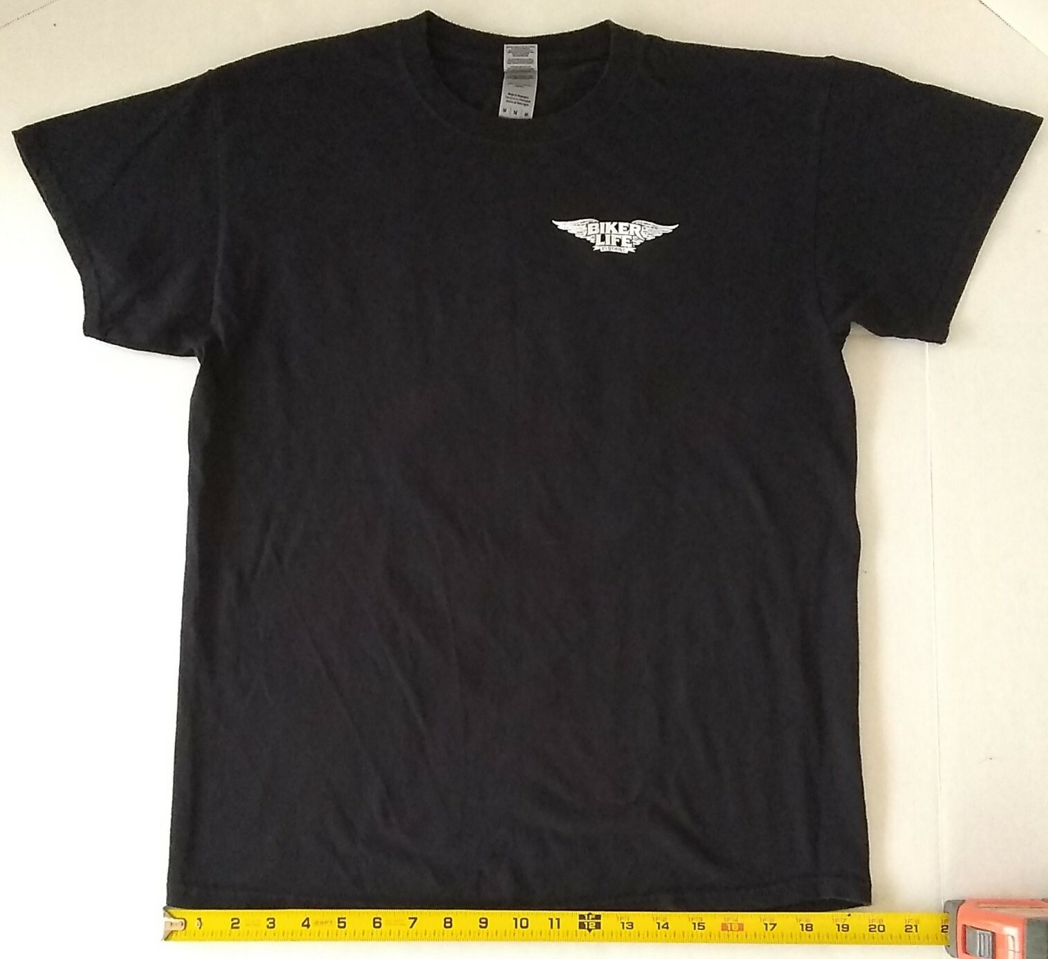 Biker Life Clothing Motorcycle Black T-shirt “My Bike’s Too Loud?” Size Medium